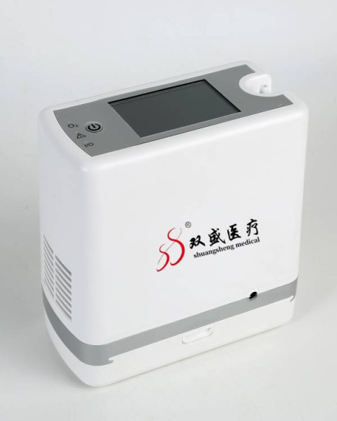 Portable Battery backup Concentrator with double battery