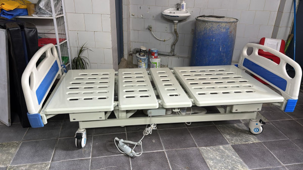 Five function electric ICU bed with side abs