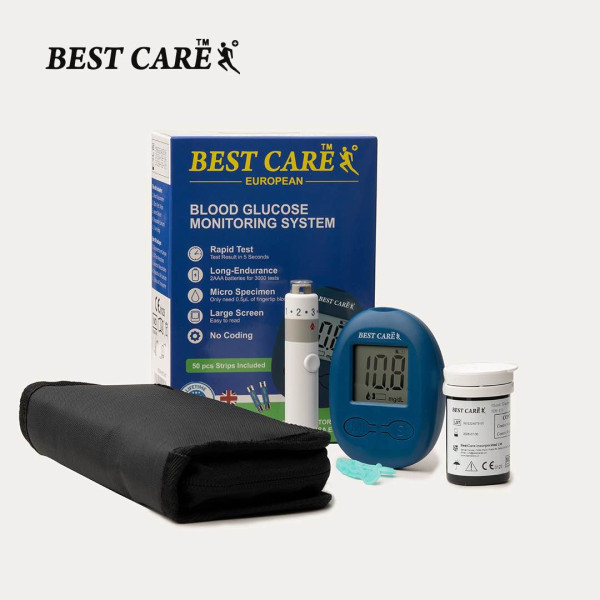 Glucometer set with 50 strips & Lancet