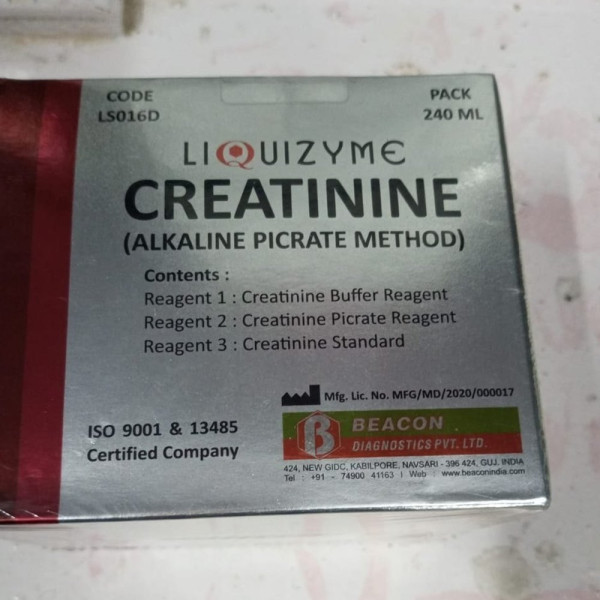 Creatinine (ALKALINE PICRATE) 2*120ML
