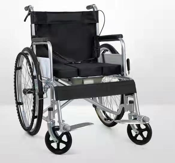 Wheelchair with commode